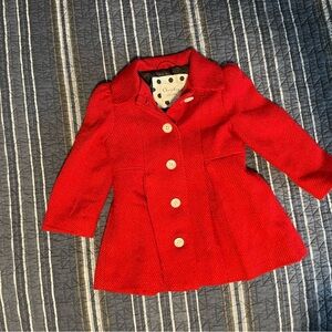 Classic Red Coat - 2T